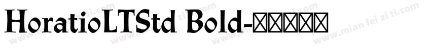 HoratioLTStd Bold字体转换